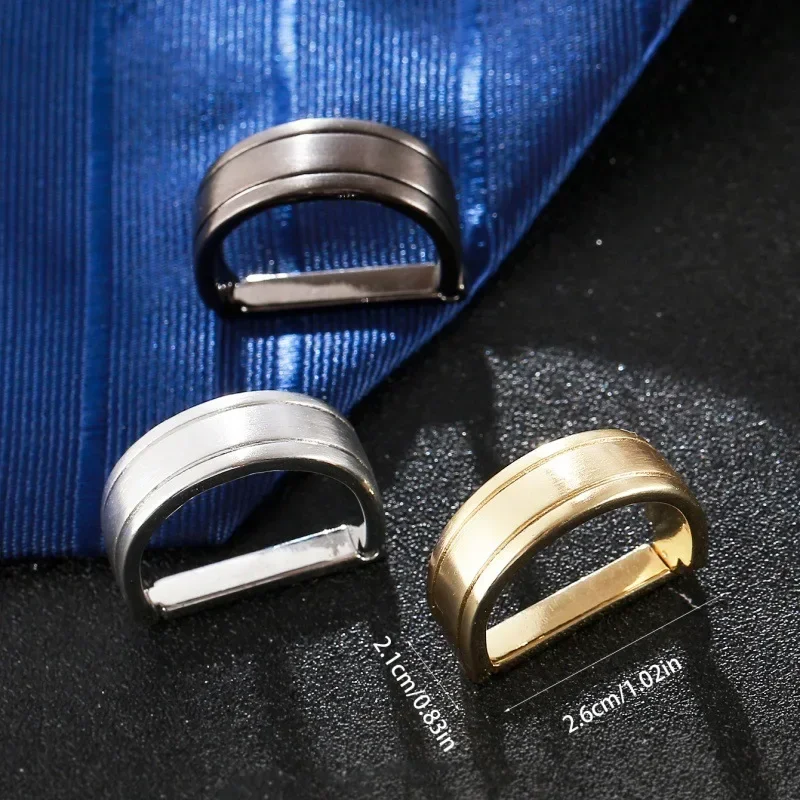 Men'S Accessories Rings - Bronze Plated Matte Finish D-Clip Buckle