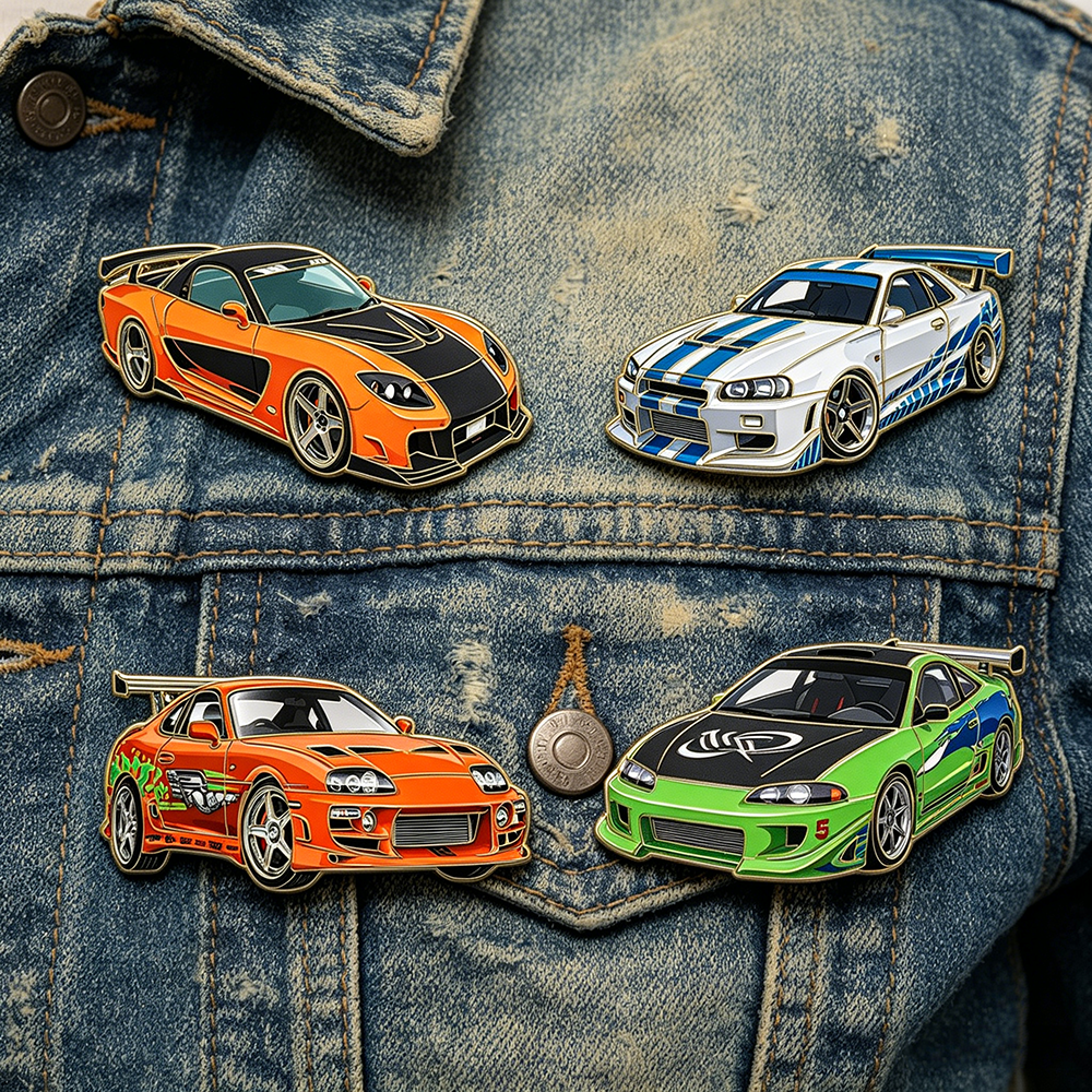 Men Accessories Fashion - 4pcs The Fast and the Furious