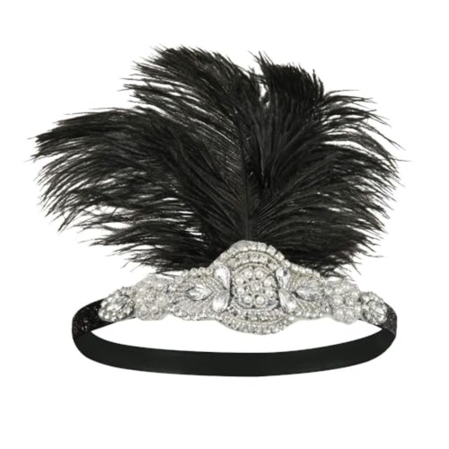 Men'S Accessories In The 1920S - Vintage 1920s Flapper Headpiece Roaring 20s
