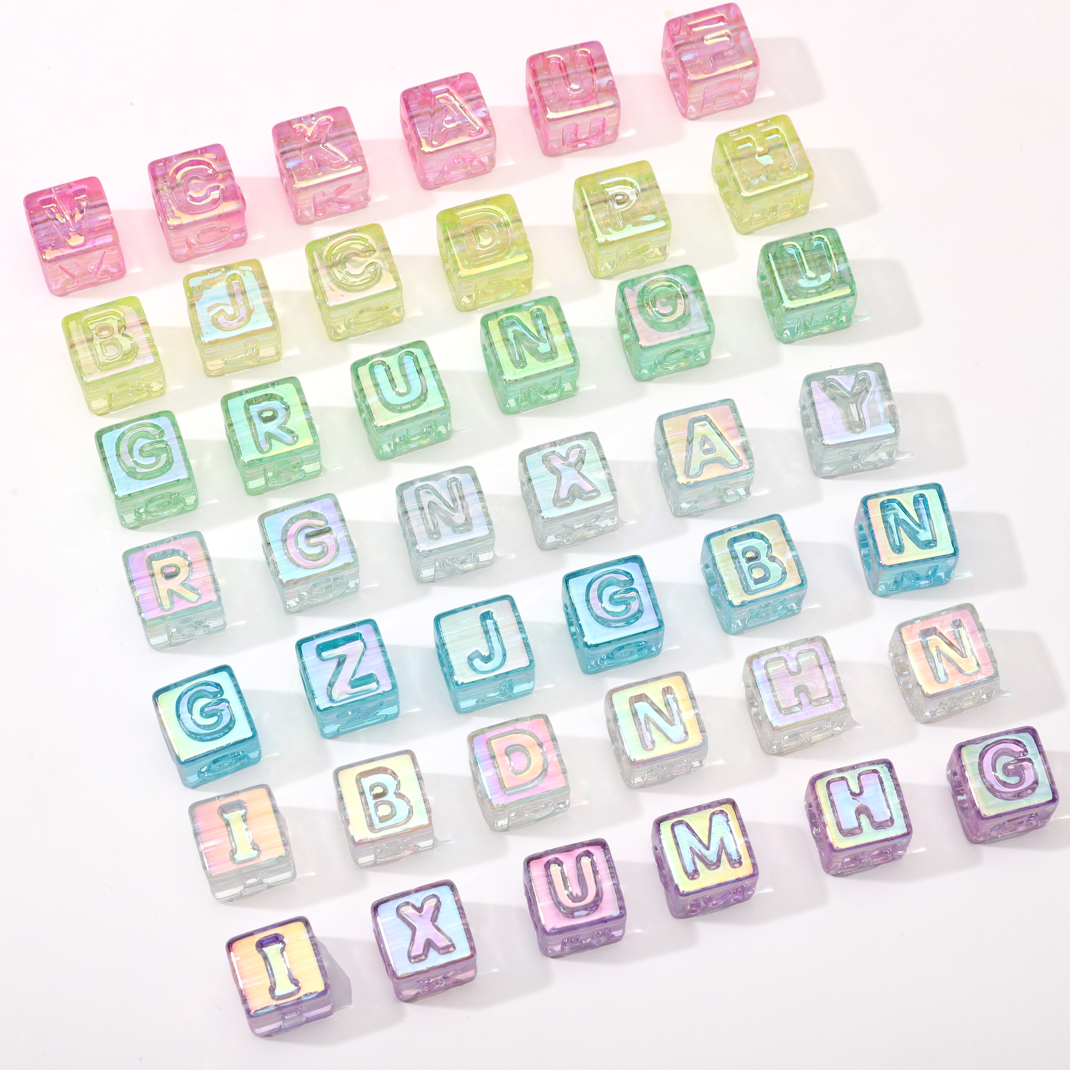 10Pcs beading Colorful Clear L - огляд і ціна Men Accessories For Birthday Gift