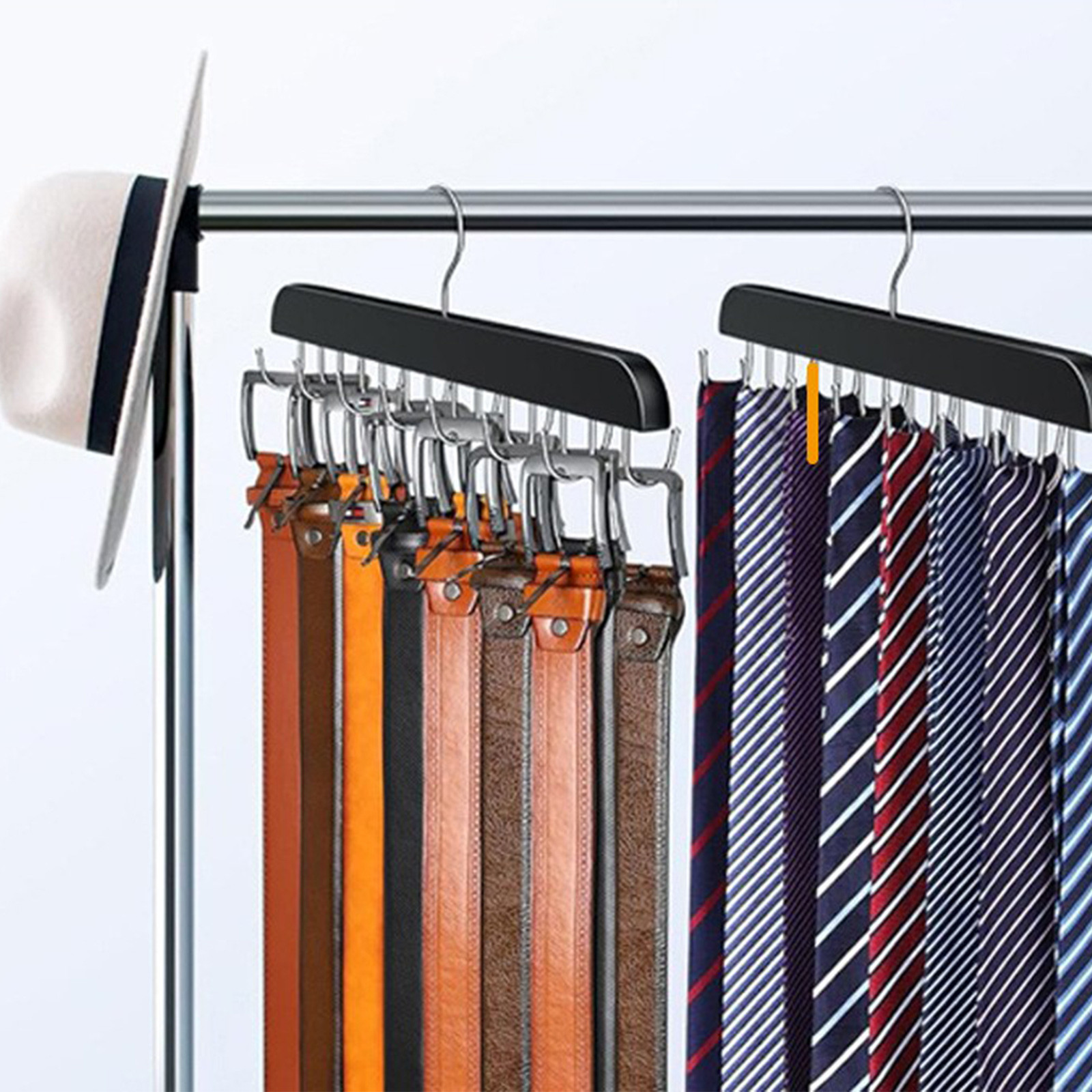 Wooden Belt Rack Women Storage - огляд і ціна Men'S Accessories Wardrobe