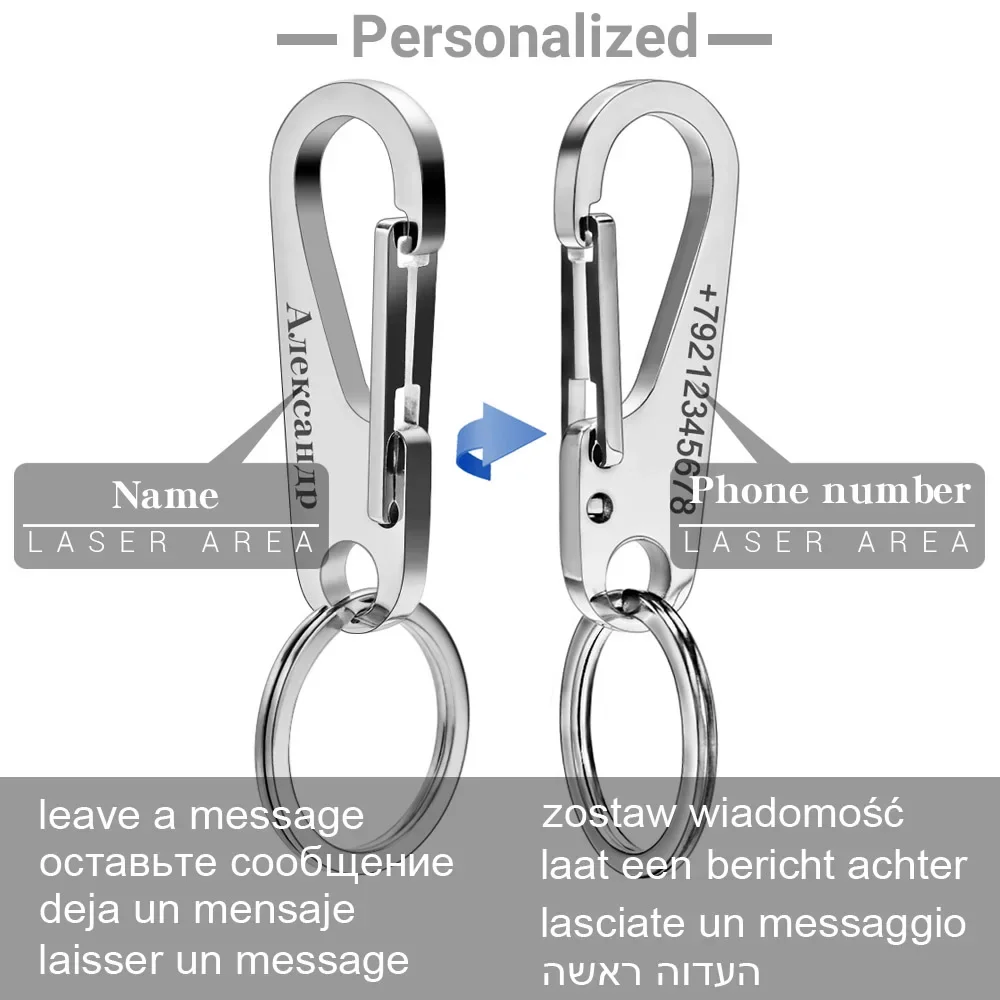 304 Stainless Steel Keyring Pe - огляд і ціна Men'S Accessories Rings