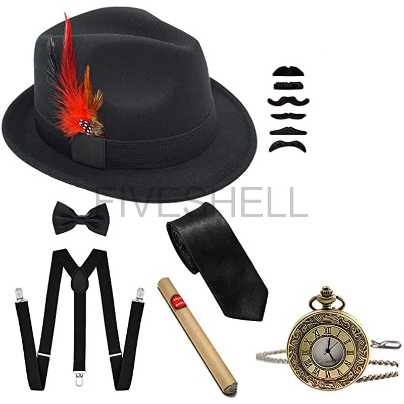 Mens 1920s Gatsby Gangster Cos - огляд і ціна Men'S Accessories In The 1920S