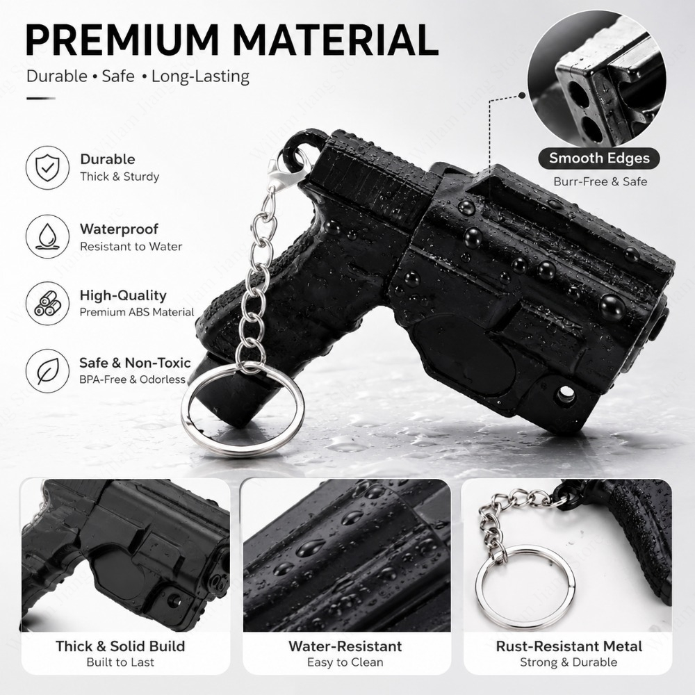 Pistol Shaped Mini Keychains T - огляд і ціна Men Accessories For Birthday Gift