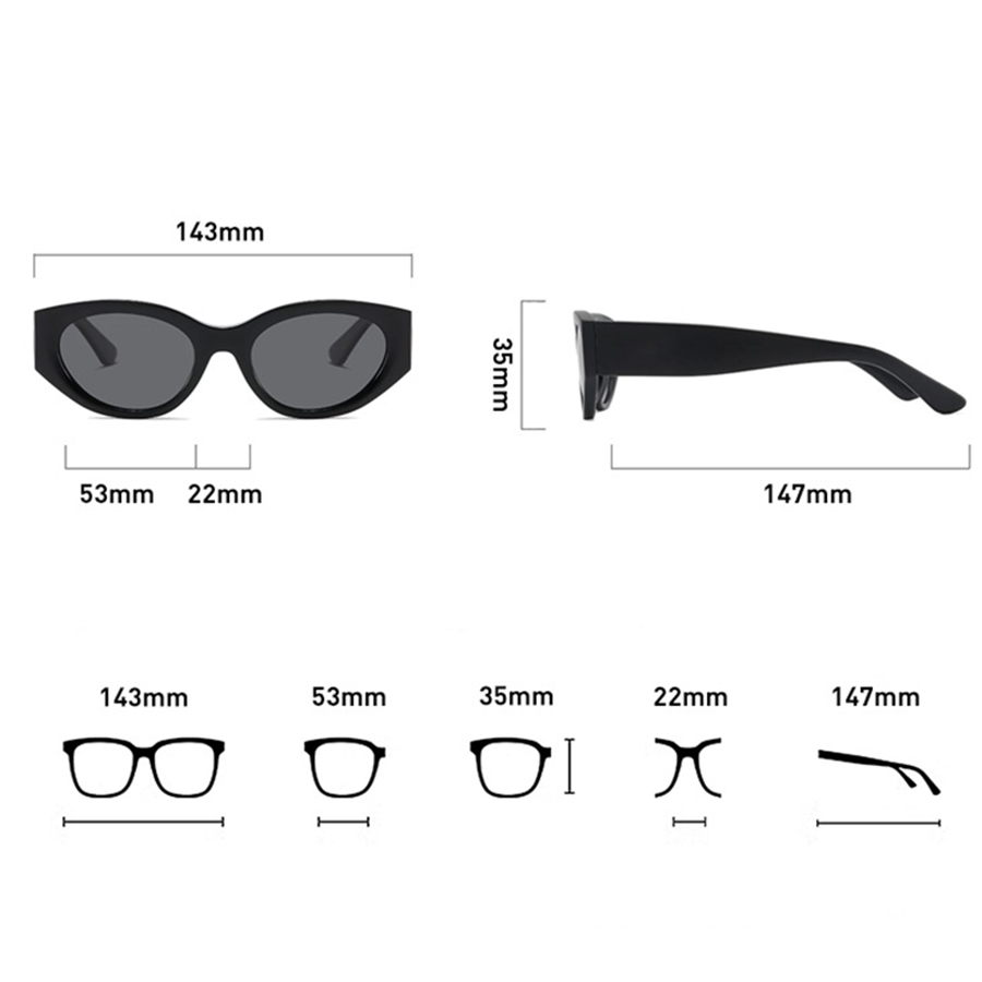 Women Men Classic Cat-Eye Pola - огляд і ціна Men Accessories Fashion