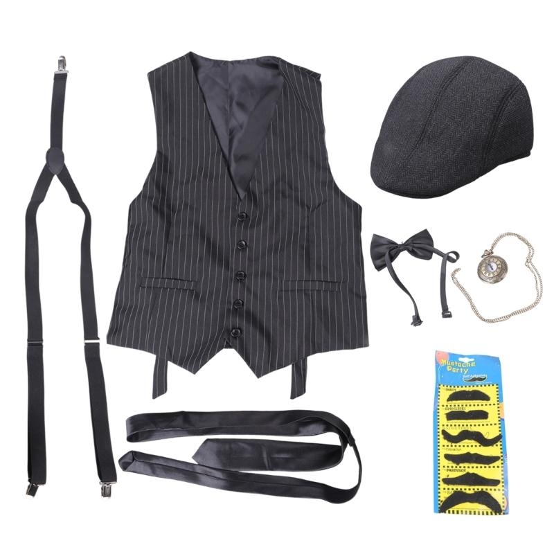 39BD 1920s Mens Costume,Roarin - огляд і ціна Men'S Accessories In The 1920S