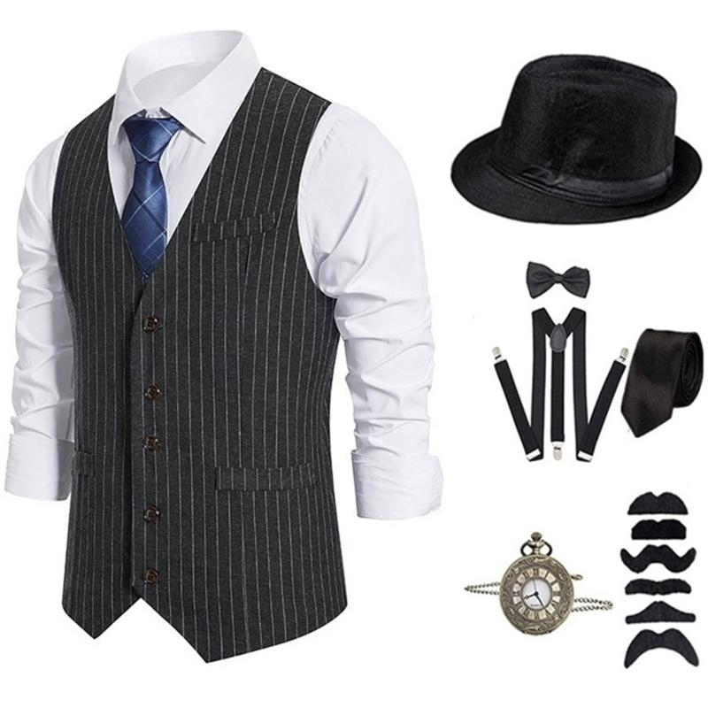 39BD 1920s Mens Costume,Roarin - огляд і ціна Men'S Accessories In The 1920S