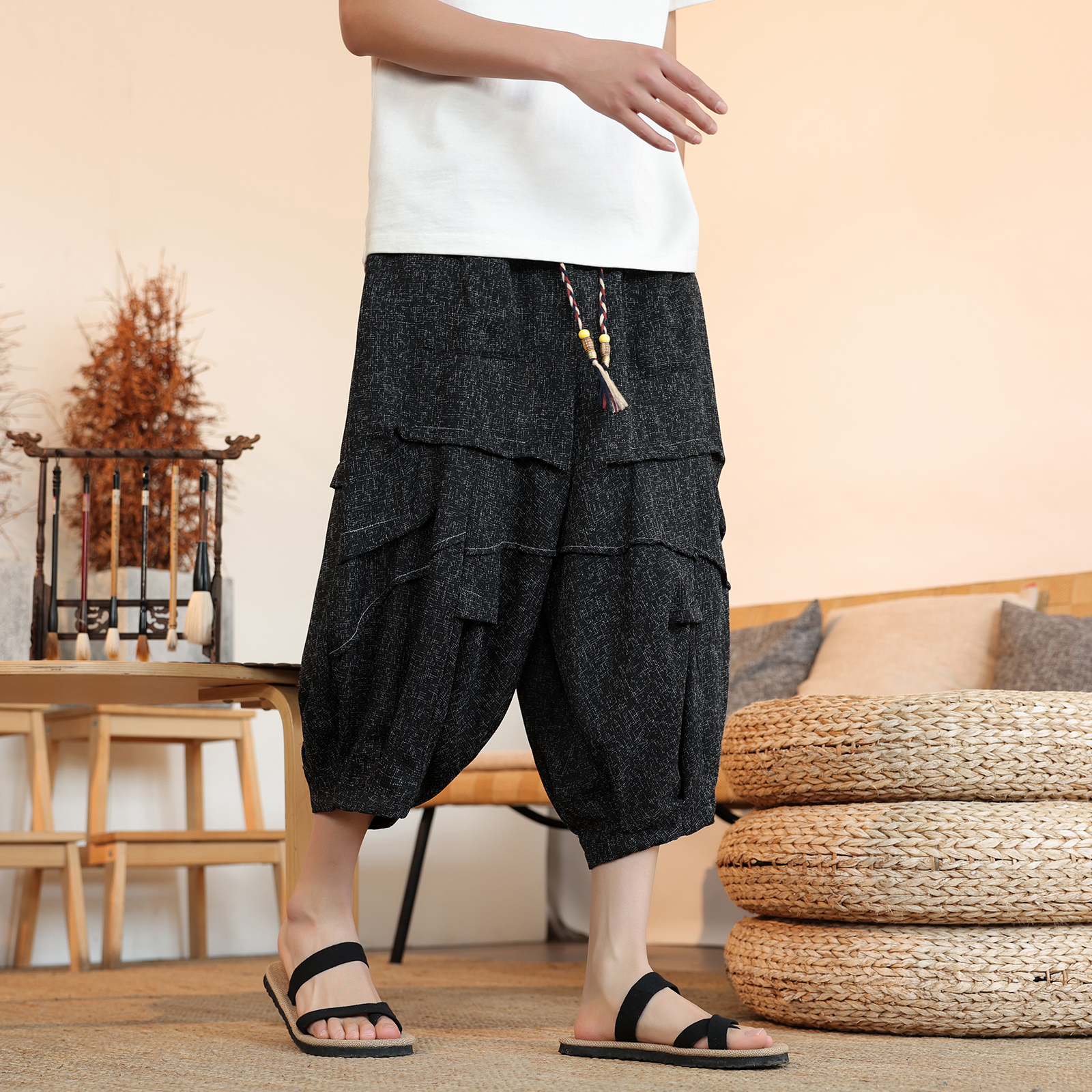 Summer Lantern Pants Men Japan - огляд і ціна Men'S Kimono Accessories