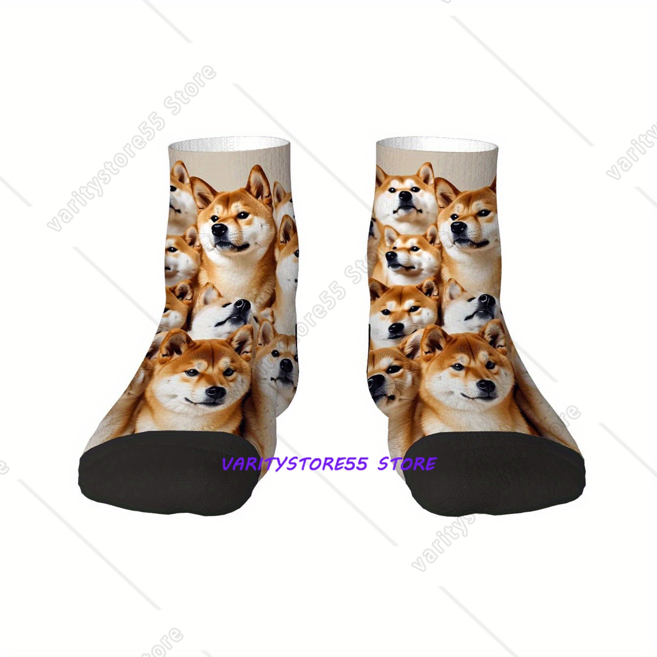 Cute Shiba Inu Print Ankle Soc - огляд і ціна Men Accessories Fashion