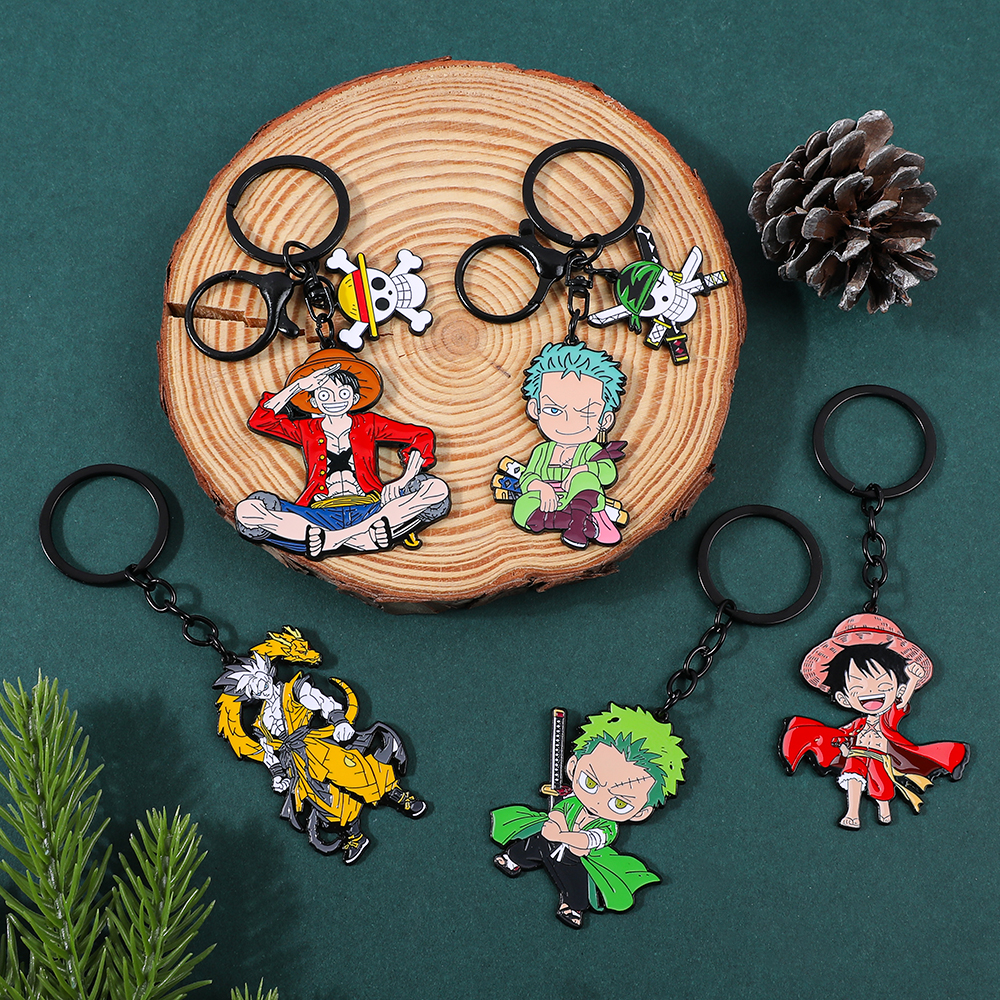 One Piece Anime Keychain Featu - огляд і ціна Men Accessories Fashion