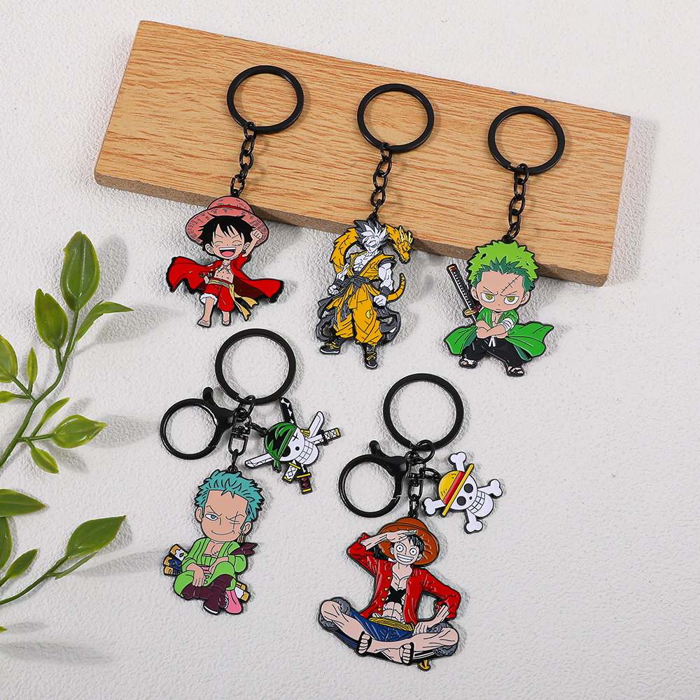 One Piece Anime Keychain Featu - огляд і ціна Men Accessories Fashion