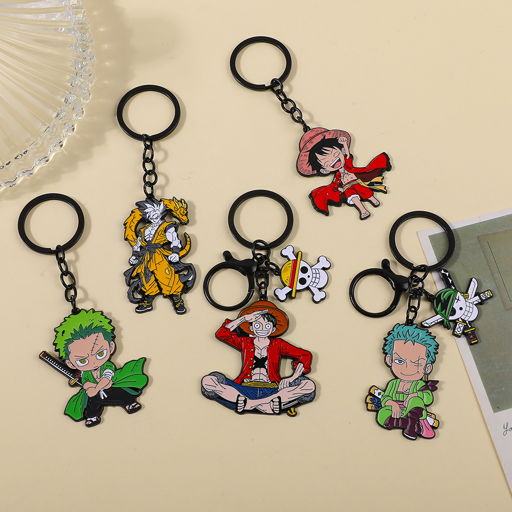 One Piece Anime Keychain Featu - огляд і ціна Men Accessories Fashion