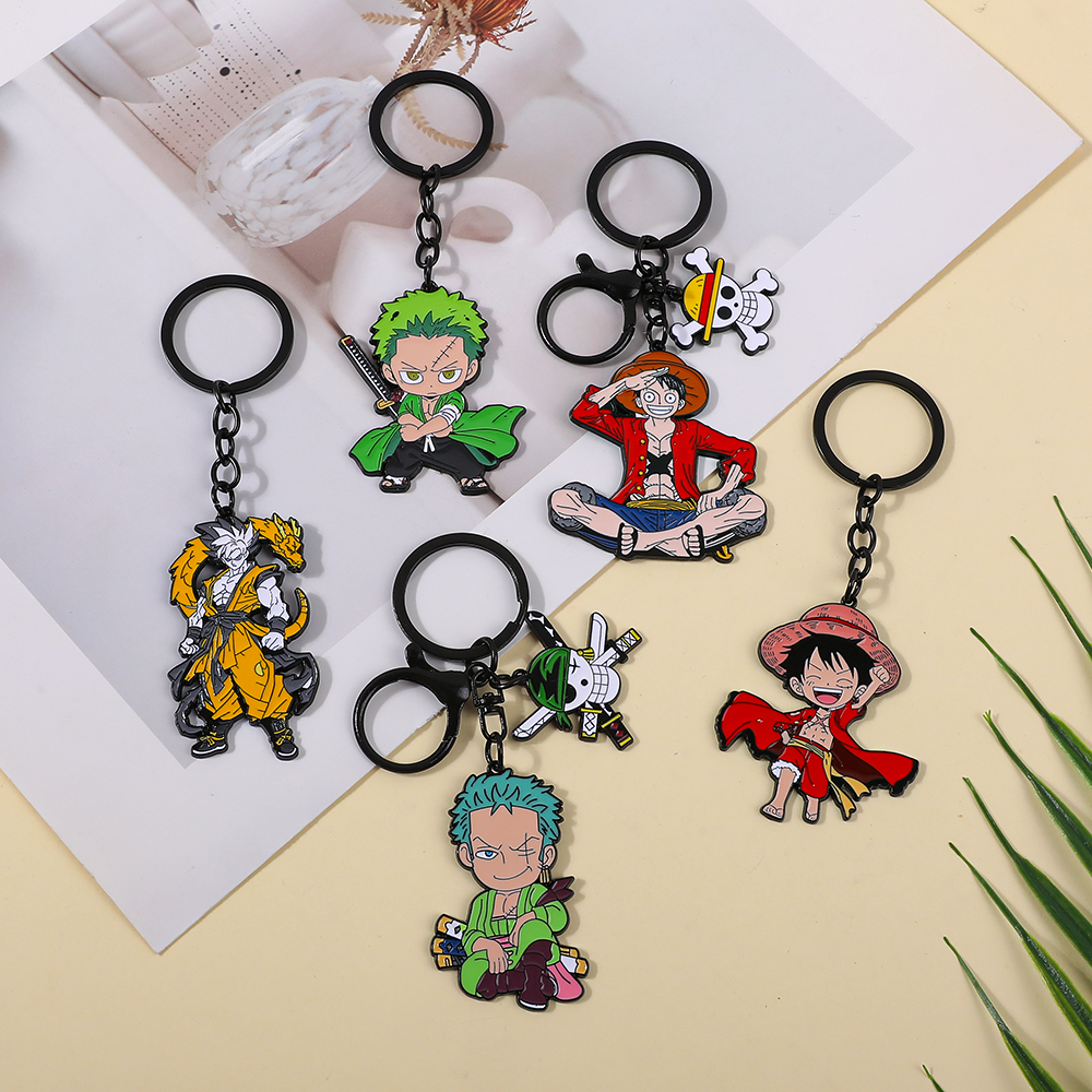 One Piece Anime Keychain Featu - огляд і ціна Men Accessories Fashion