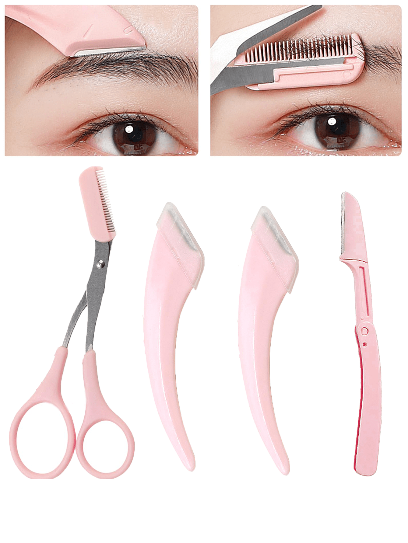 4pcs/2pcs/1pc Eyebrow Trimmer  - огляд і ціна Men'S Accessories Cheap
