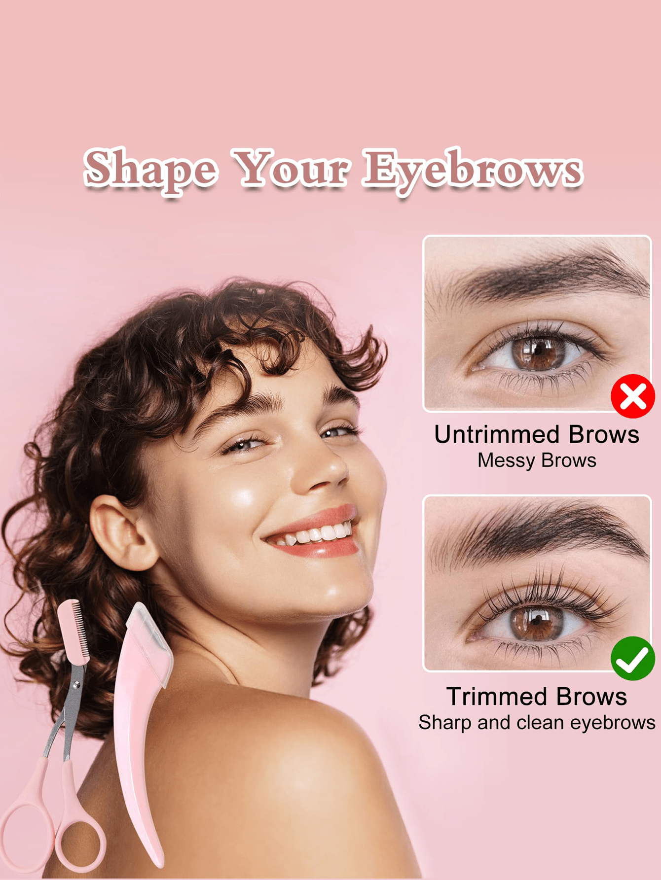 4pcs/2pcs/1pc Eyebrow Trimmer  - огляд і ціна Men'S Accessories Cheap