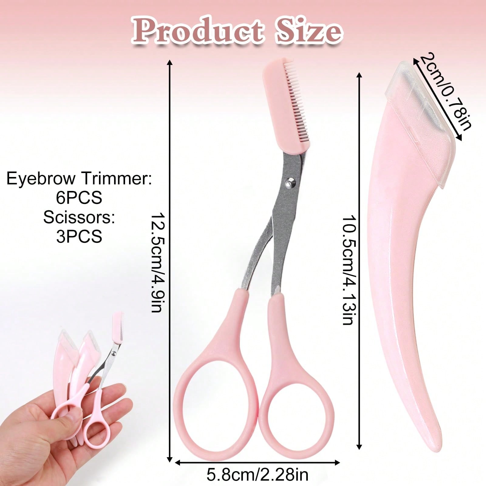 4pcs/2pcs/1pc Eyebrow Trimmer  - огляд і ціна Men'S Accessories Cheap