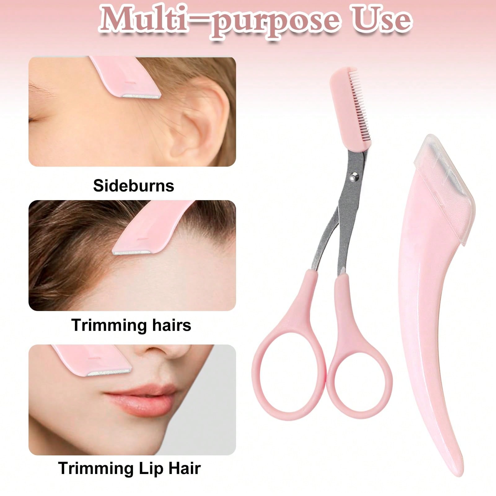 4pcs/2pcs/1pc Eyebrow Trimmer  - огляд і ціна Men'S Accessories Cheap