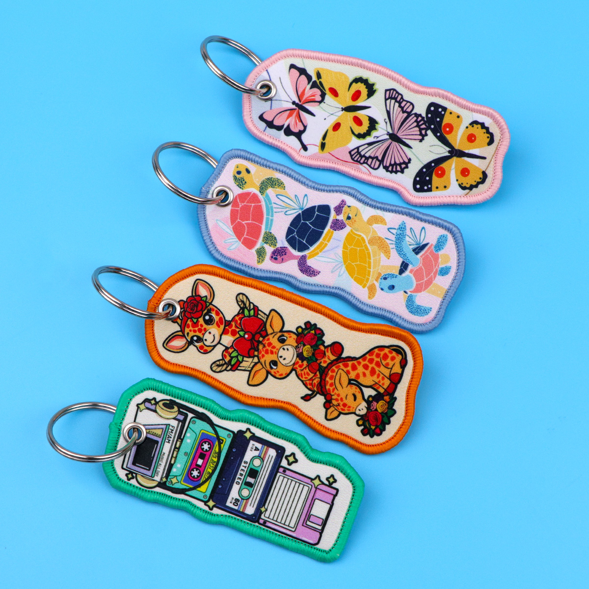 1pcs Cartoon Fox Giraffe Keych - огляд і ціна Men'S Accessories Rings