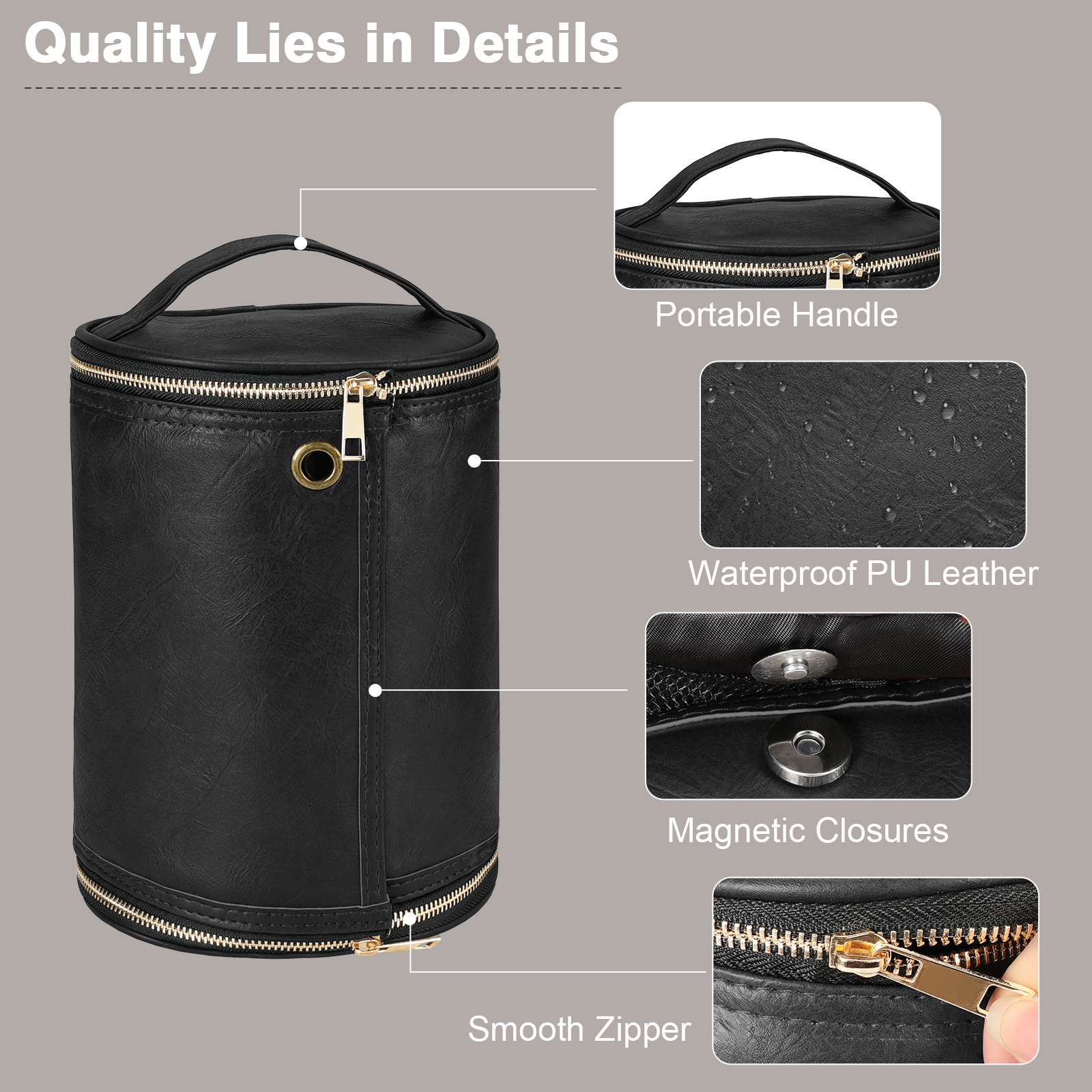 Luxspire Leather Toiletry Bag  - огляд і ціна Men'S Accessories Wardrobe