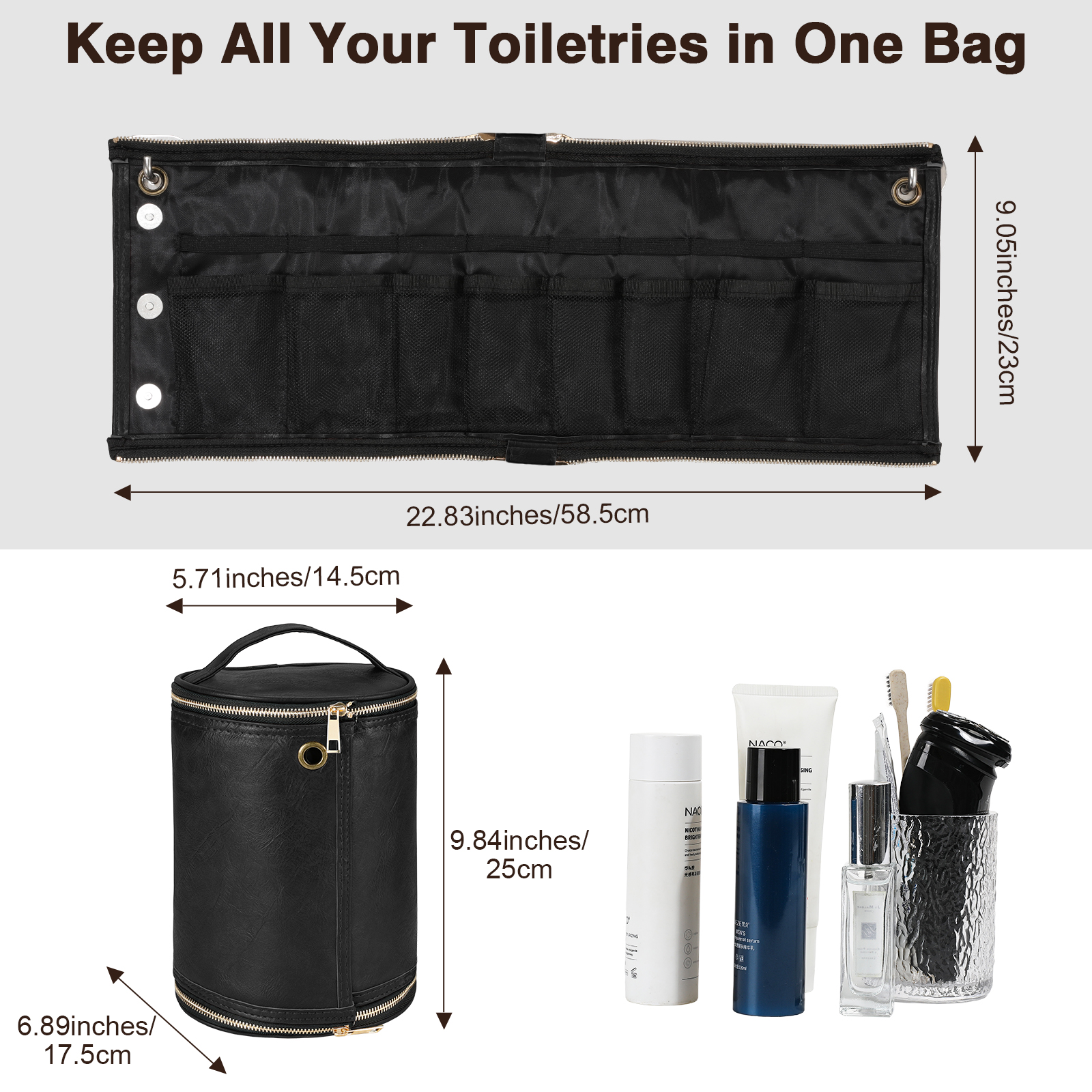 Luxspire Leather Toiletry Bag  - огляд і ціна Men'S Accessories Wardrobe