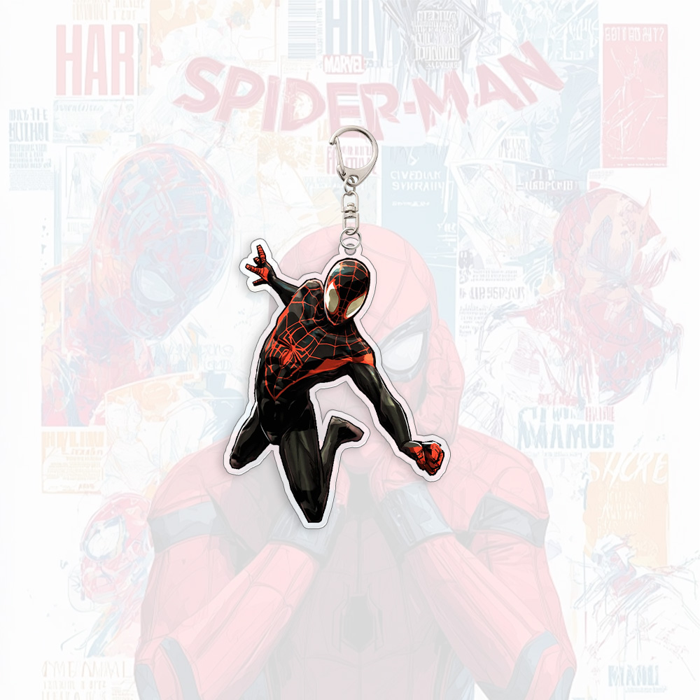 Spider Man Acrylic Keychain An - огляд і ціна Men Accessories For Birthday Gift