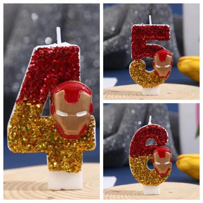 0-9 Cartoon Cake Insert Childr - огляд і ціна Men Accessories For Birthday Gift