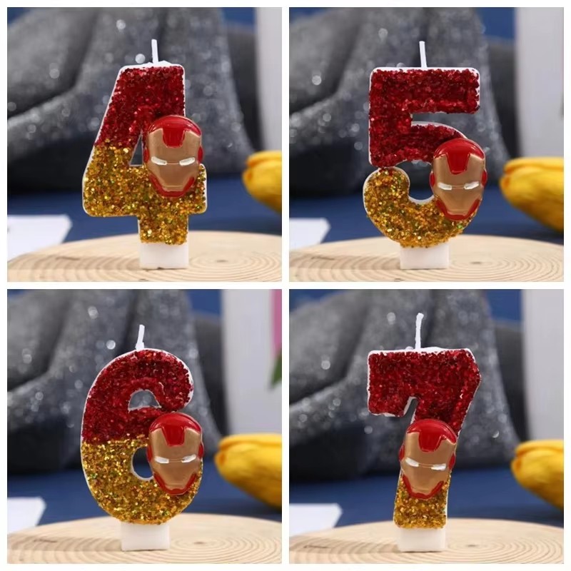 0-9 Cartoon Cake Insert Childr - огляд і ціна Men Accessories For Birthday Gift
