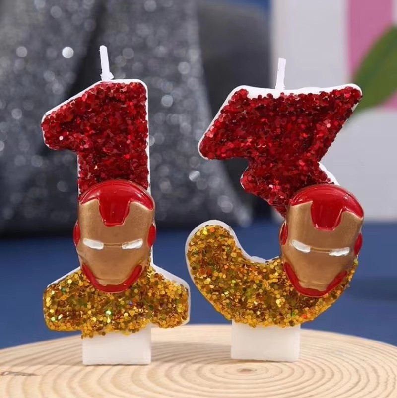 0-9 Cartoon Cake Insert Childr - огляд і ціна Men Accessories For Birthday Gift