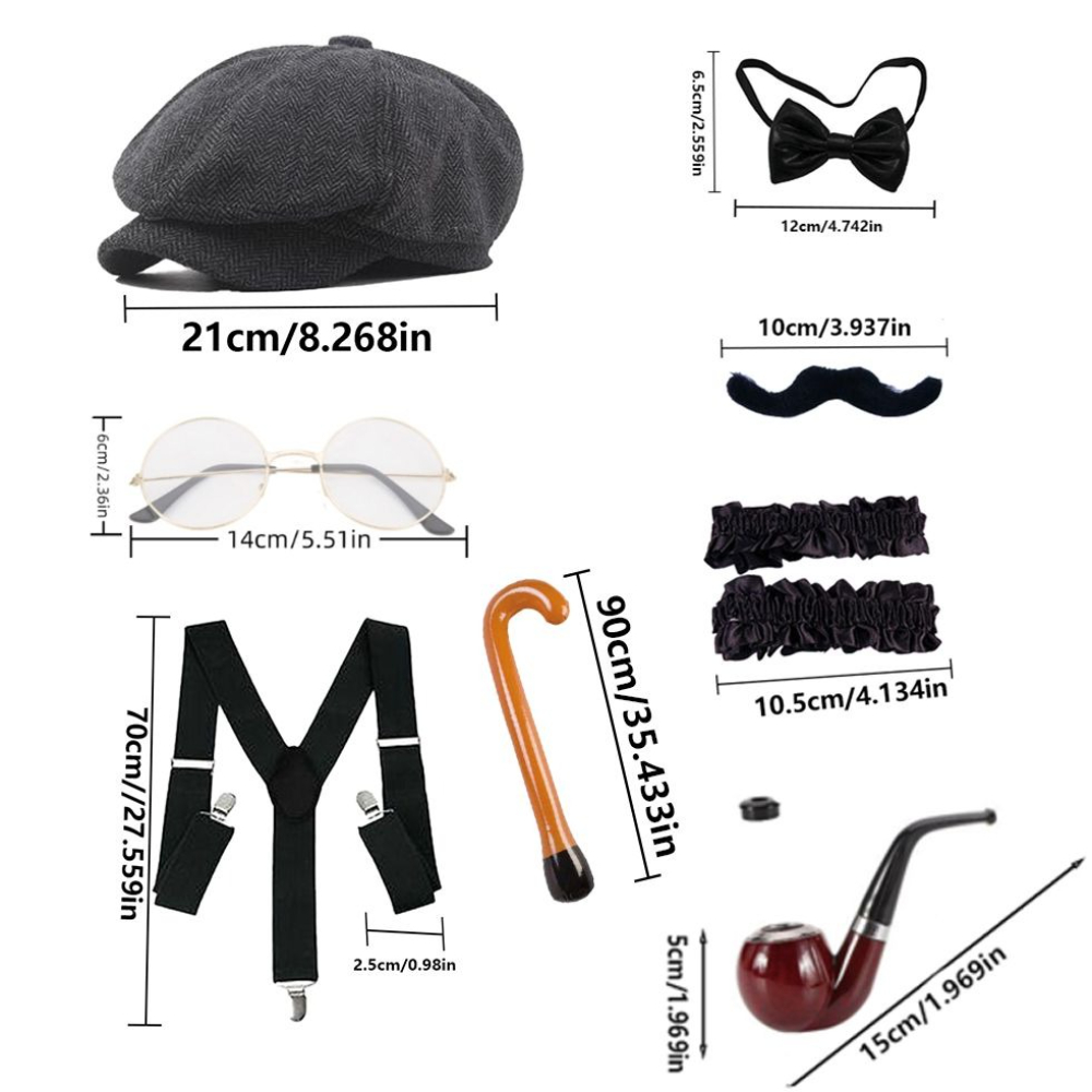 PESENAR Old Man Costume Access - огляд і ціна Men'S Accessories In The 1920S